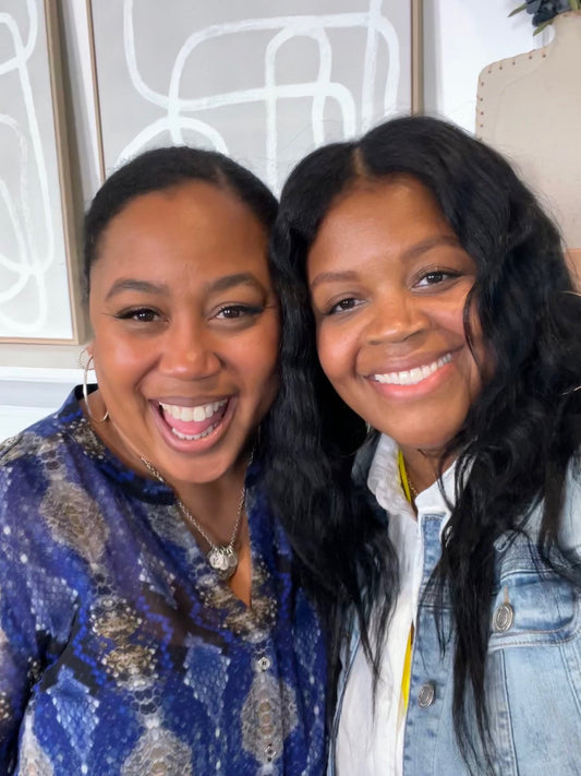 Me and my coach. The Chrystal Evans Hurst.
